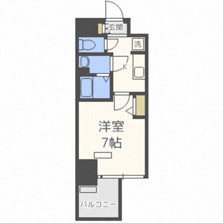 プレサンス心斎橋レヨンの物件間取画像